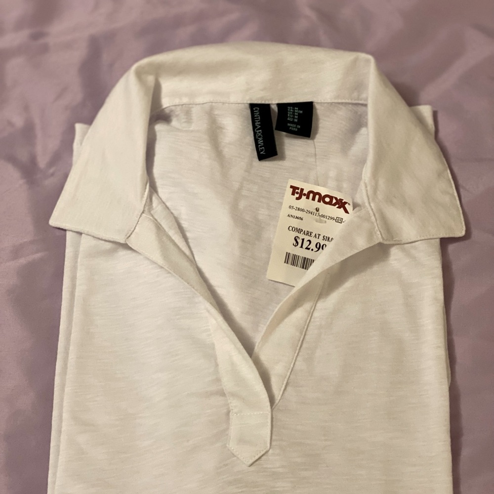 White Short Sleeve Tee